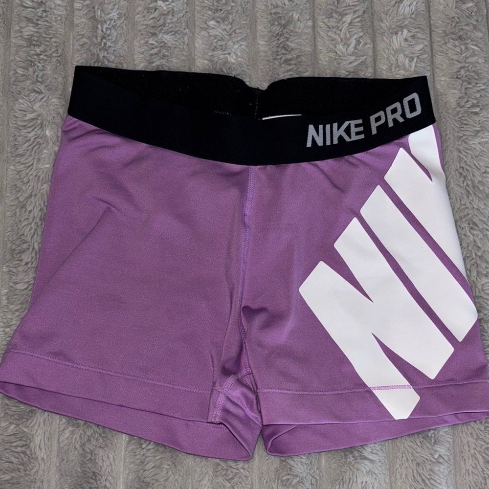 Women's Vintage Nike Pro Purple  Shorts Size M